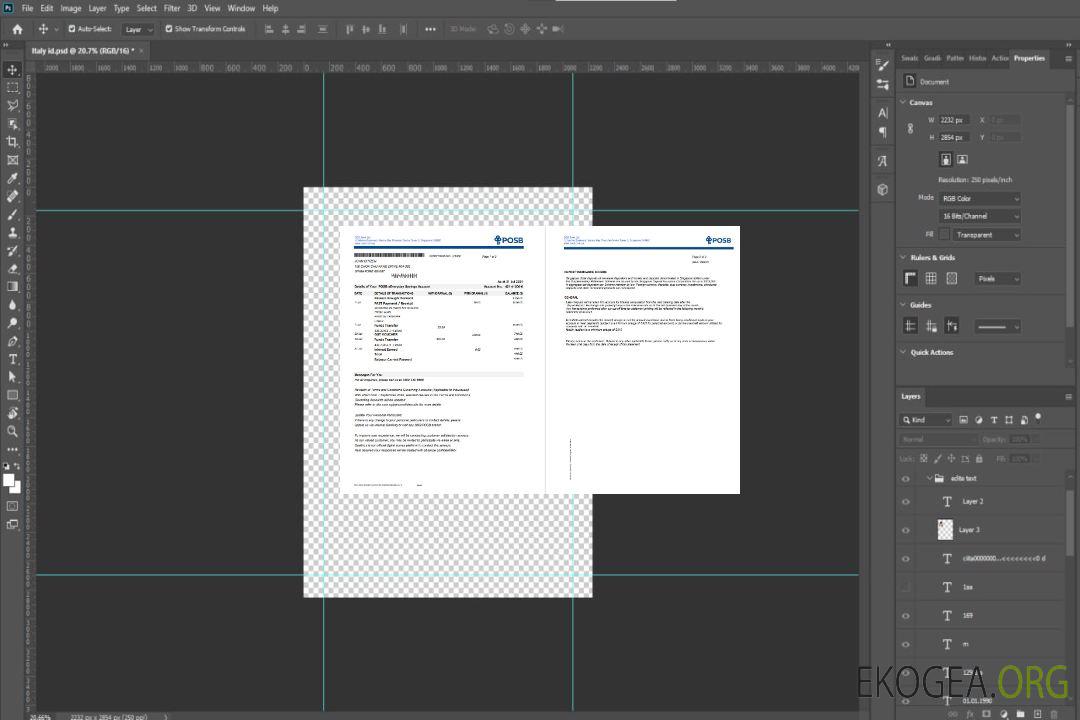 Singapour DBS 2 pages template